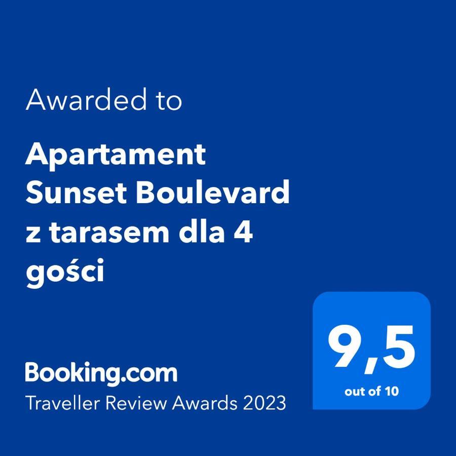 Apartamento Apartament Sunset Boulevard Z Tarasem Dla 4 Gosci Gdynia Exterior foto